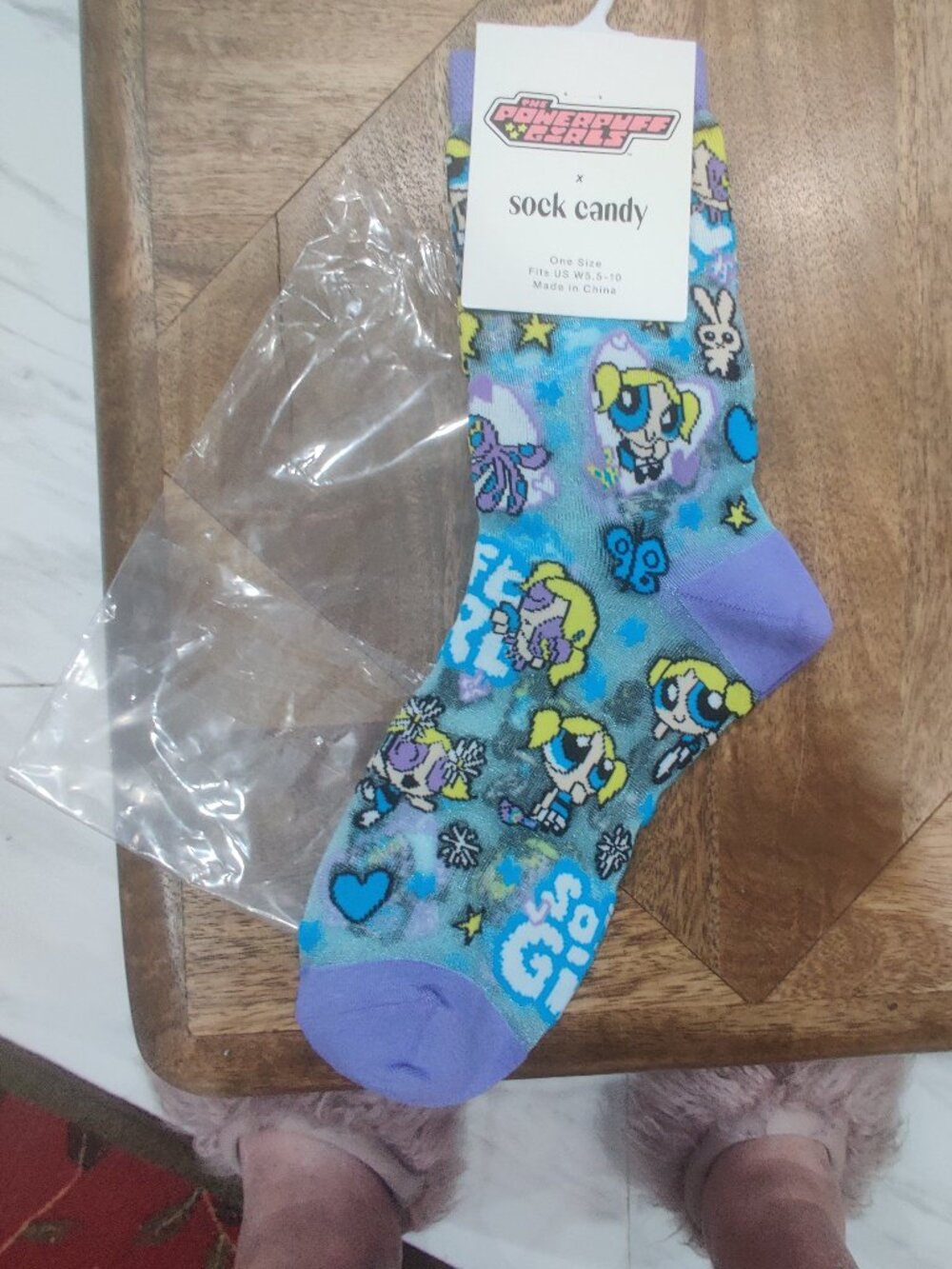 Sock Candy Powerpuff girls socks OS New